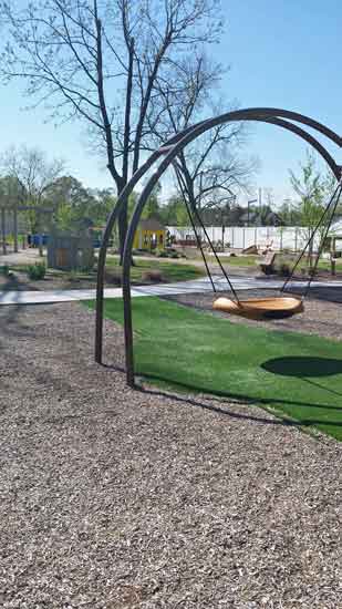 Artifical Turf for Oodle Swing